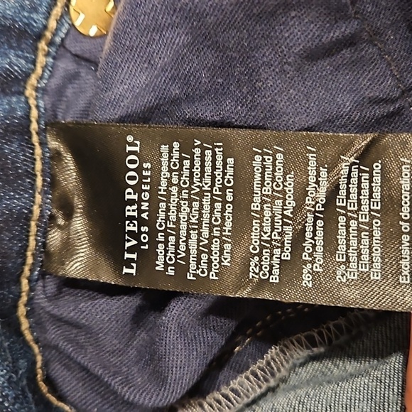 💕LIVERPOOL💕 Pamela Cropped Flare Jeans ~ Wystone 12/31 NWT - Picture 11 of 12